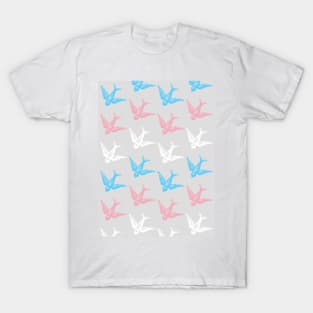 Trans Birds Flag Design T-Shirt